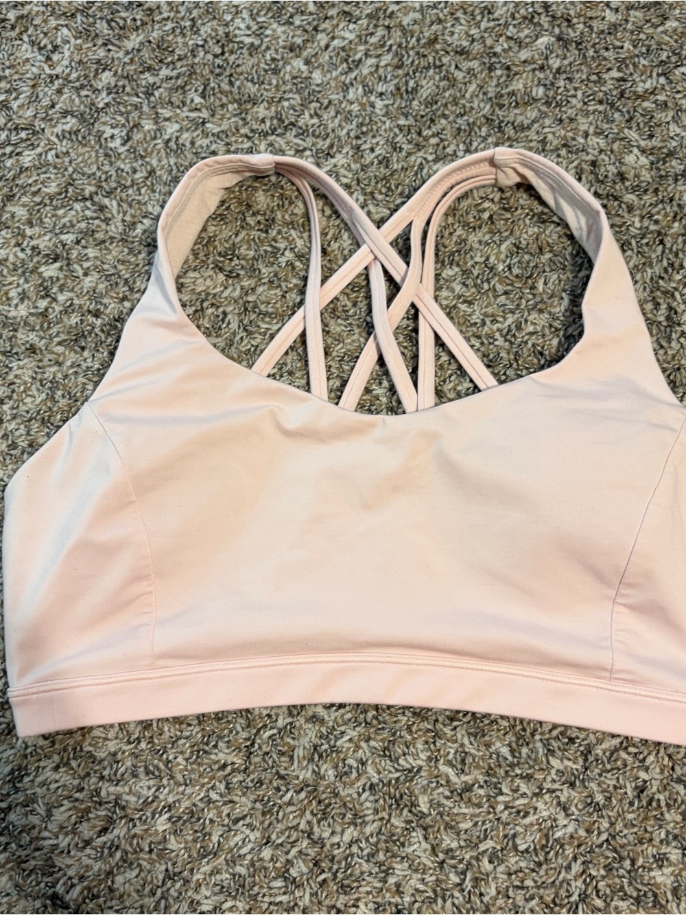 Lululemon Free to Be Bra Strawberry Milkshake